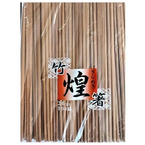 Палочки FP CHUPA CORPORATION для еды из бамбука 100 шт, 24см. Japan