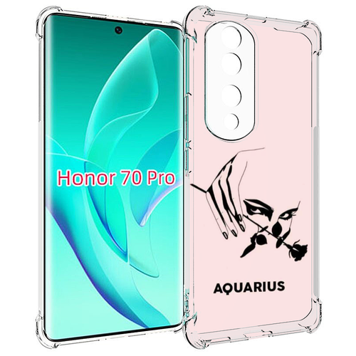 Чехол MyPads знак зодиака водолей 3 для Honor 70 Pro / 70 Pro Plus задняя-панель-накладка-бампер