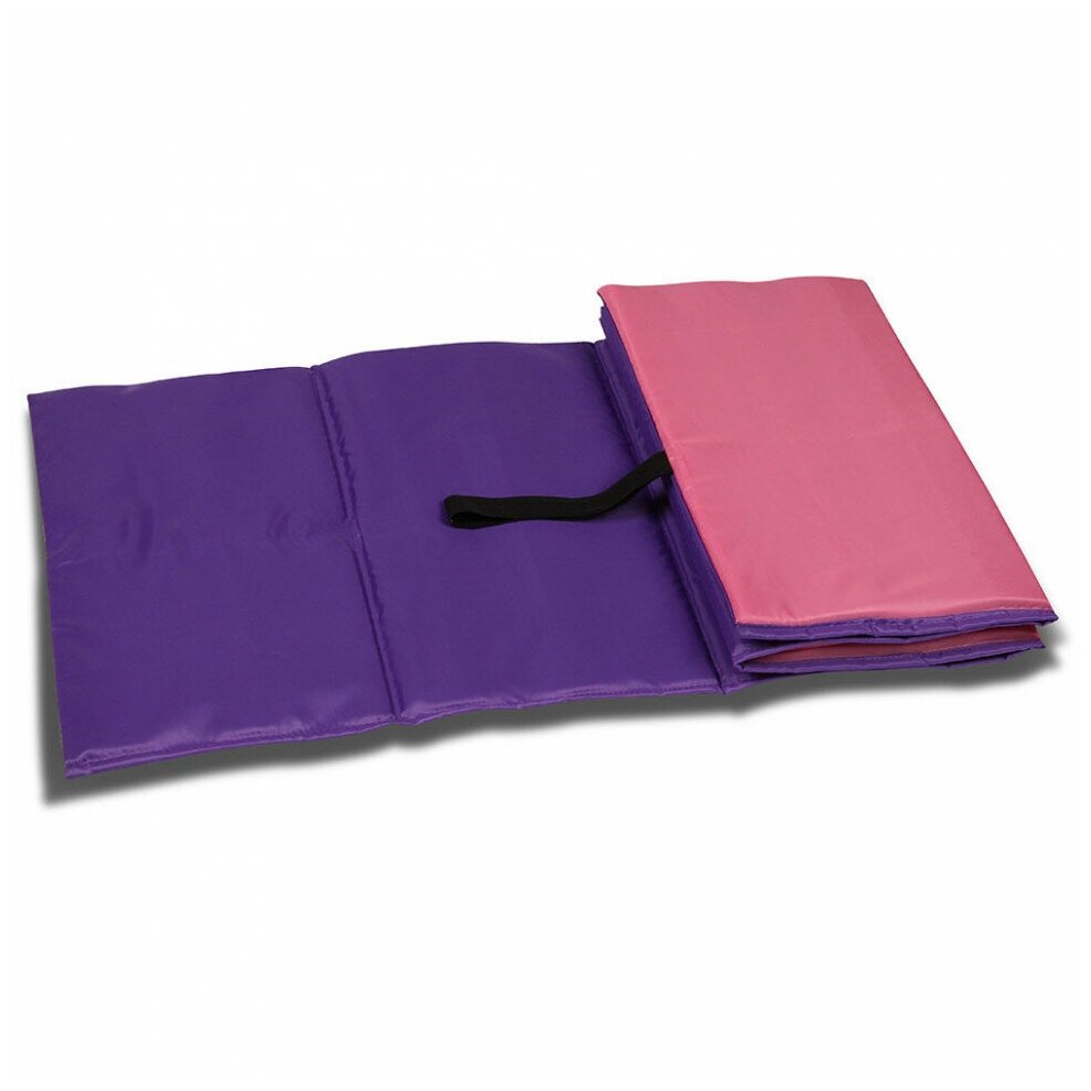 Коврик гимнастический детский INDIGO арт. SM-043-PV, полиэстер, стенофон, розово-фиолетовый
