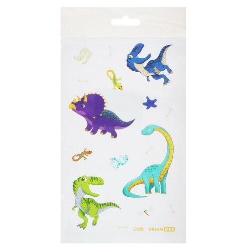 фото Наклейки на велосипед, динозаврики, dream bike