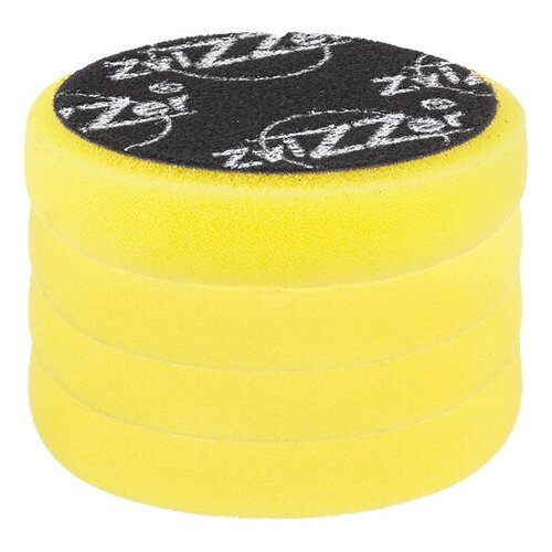80/20/76 - ZviZZer STANDARD - Набор (4 шт.) Желтый мягкий (антиголограмный) полировальный круг [soft]