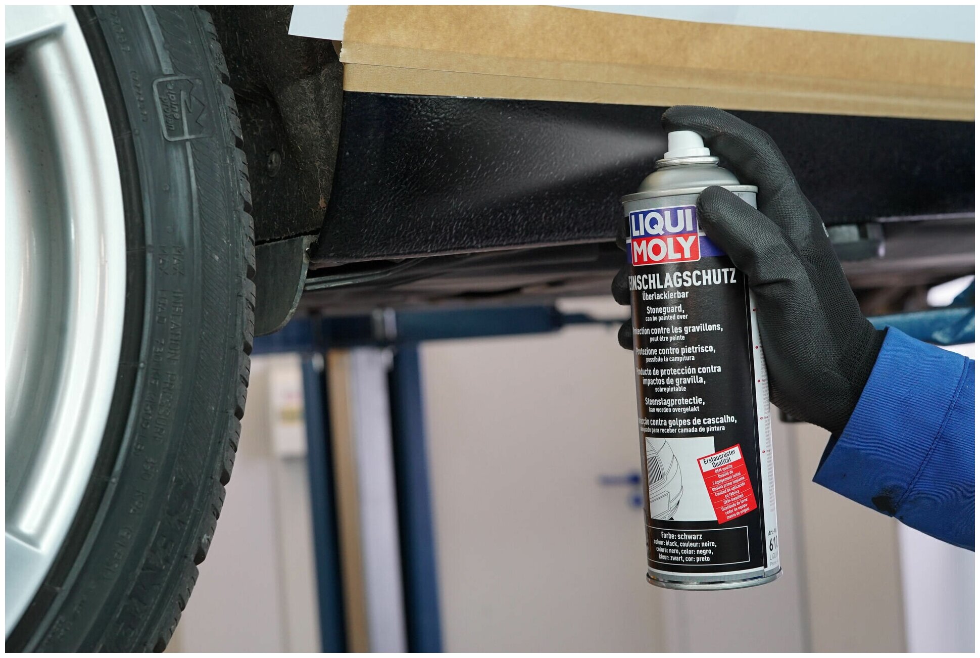 Антикор Liqui Moly Steinschlag-Schutz schwarz 0.5л (6109) - фото №4