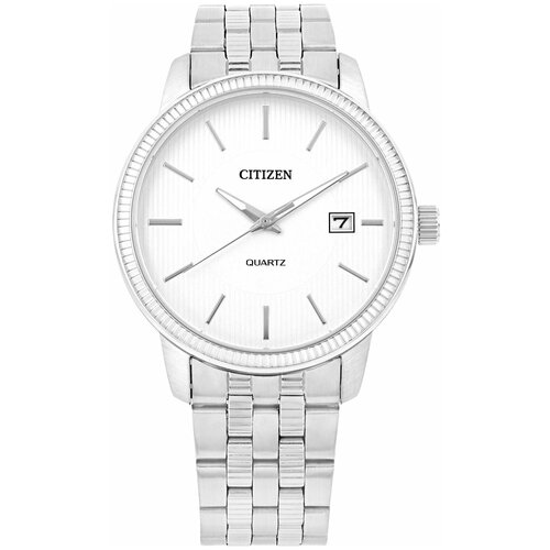 Наручные часы CITIZEN Basic DZ0050-57A, серебряный, белый