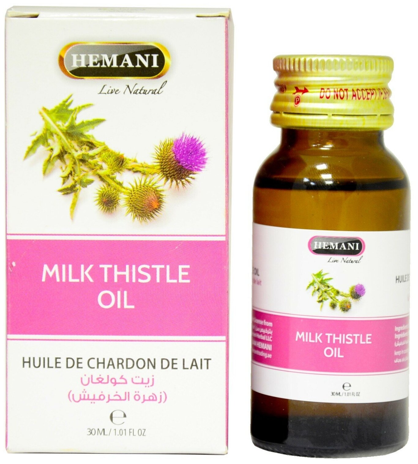 Hemani Milk Thistle Oil Масло расторопши 30 мл