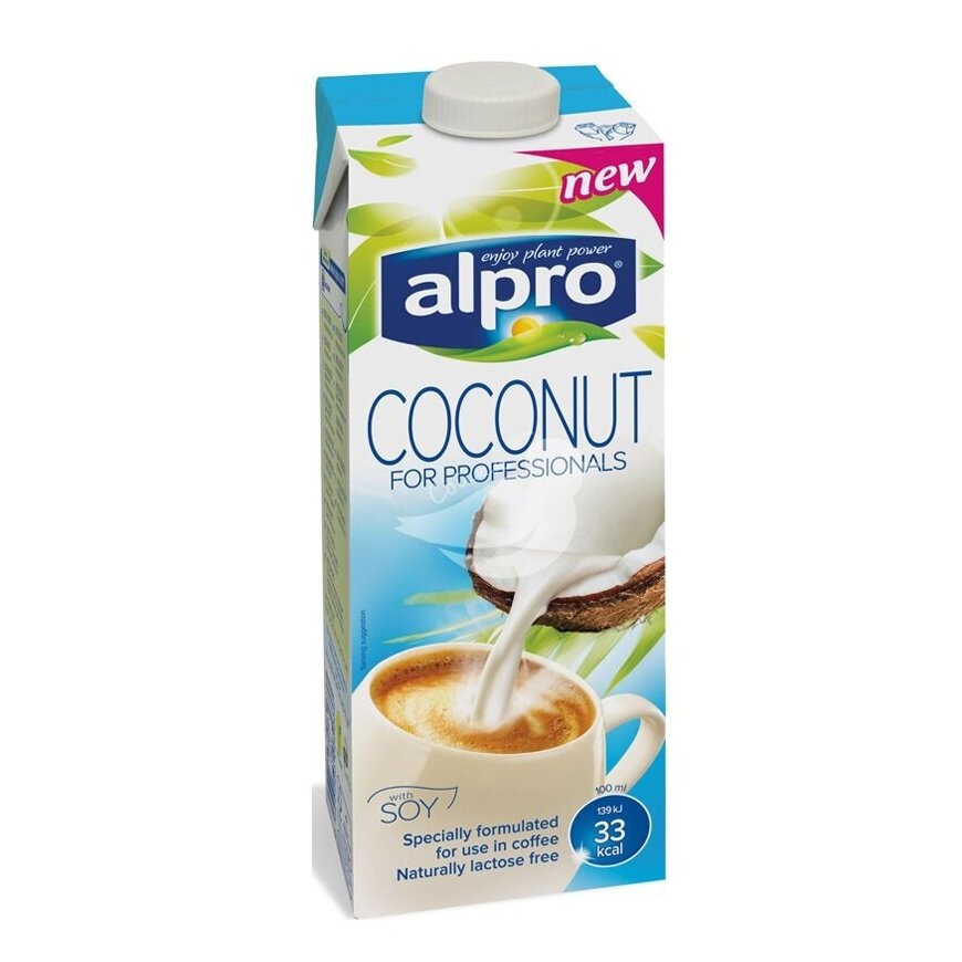 Кокосовый напиток alpro Barista с соей 1.4%, 1 л - фотография № 10