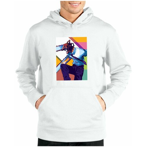 фото Худи аниме человек бензопила/chainsaw man/подарок для анимешника kaktys