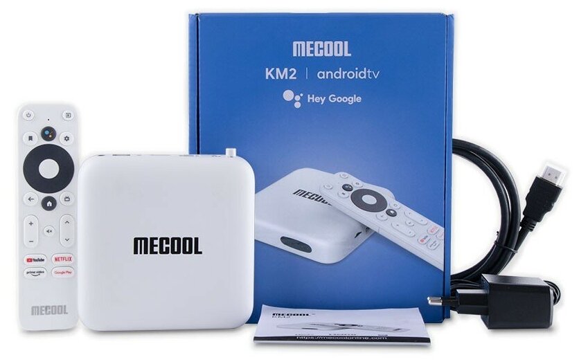 Смарт ТВ приставка Mecool KM2 Media TV box 2/8 Гб Android 100
