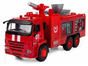 Пожарная машина Play Smart 9624 инерционная, свет, звук, 1/38 9624A