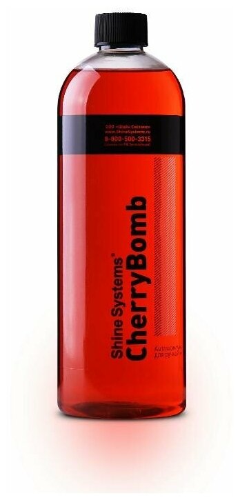 Shine Systems CherryBomb Shampoo - Автошампунь для ручной мойки, 750 мл