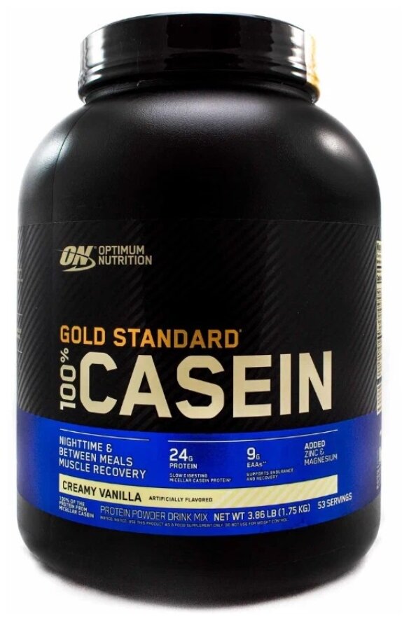 ON 100% Casein 1750 g Кремовая ваниль