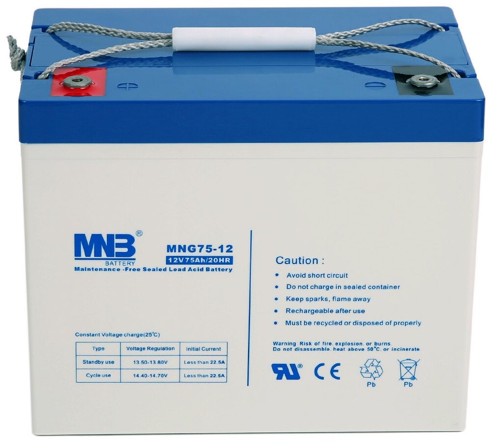 Аккумуляторная батарея MNB MNG75-12