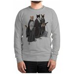 Свитшот DS Apparel Коты Самураи Мужской - изображение