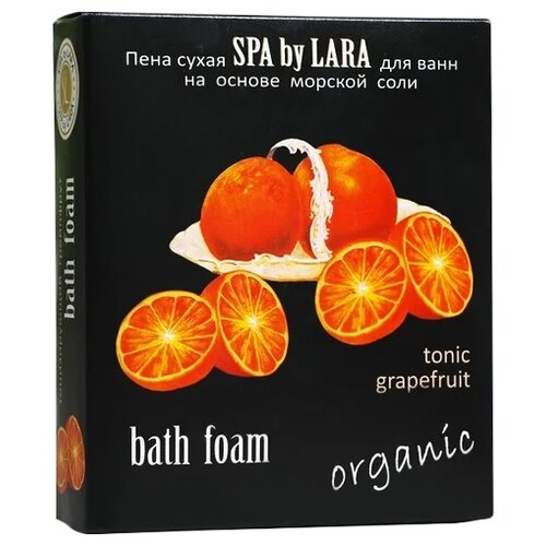 SPA by LARA Пена сухая для ванн Грейпфрут, 500 г, 500 мл пена сухая для ванн spa by lara хвойная релаксирующая 500 г