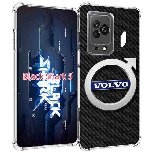 Чехол MyPads вольво volvo 3 для Xiaomi Black Shark 5 задняя-панель-накладка-бампер