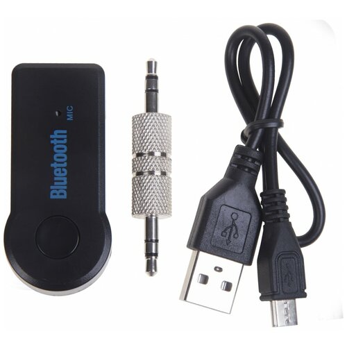 Адаптер (переходник) bluetoothaux, minijack rexant 18-2400 адаптер rexant переходник bluetooth aux minijack rexant арт 18 2400