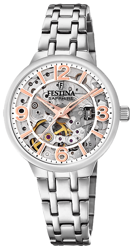 Наручные часы FESTINA Automatic, серебряный