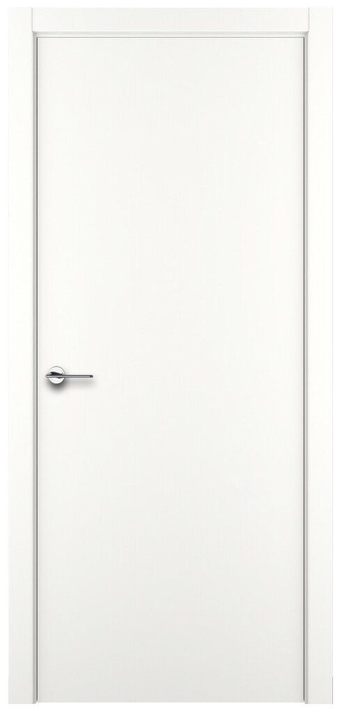 Дверь межкомнатная, Модель ELEN, Цвет Белый, 700x2000мм, Комплект