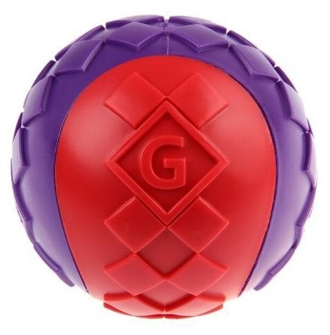 75336 Игрушка для собак Два мяча с пищалкой 8см, серия GiGwi BALL - фотография № 12