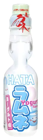 Напиток газированный Hata Kosen Ramune Йогурт 200 мл - фотография № 3