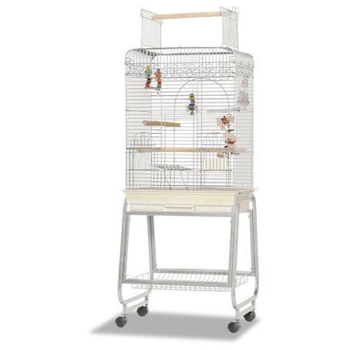Клетка для птиц Montana Cages Birdyhome, светло-серая, 55х41х142см (Германия)