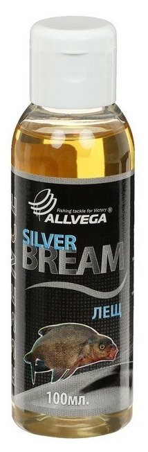 Ароматизатор-концентрат ALLVEGA "Essence Silver Bream", жидкий, объем 100 мл, аромат лещ серебряный, цвет желтый