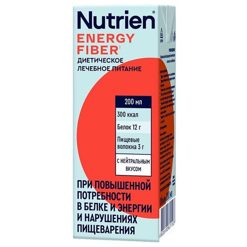 Nutrien Energy Fiber, готовое к употреблению, 200 мл, нейтральный