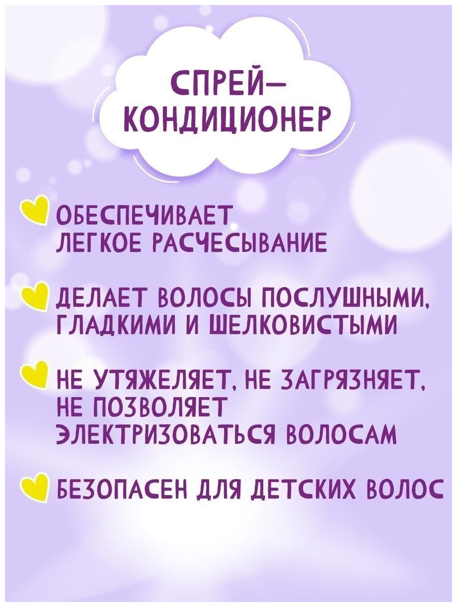 Моя Прелесть Спрей-кондиционер Нежная фиалка для легкого расчесывания, 140 мл - фото №4