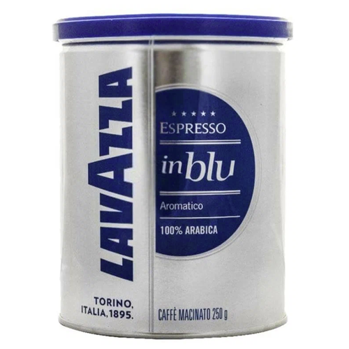 Кофе молотый Lavazza In Blu, 250 г, металлическая банка