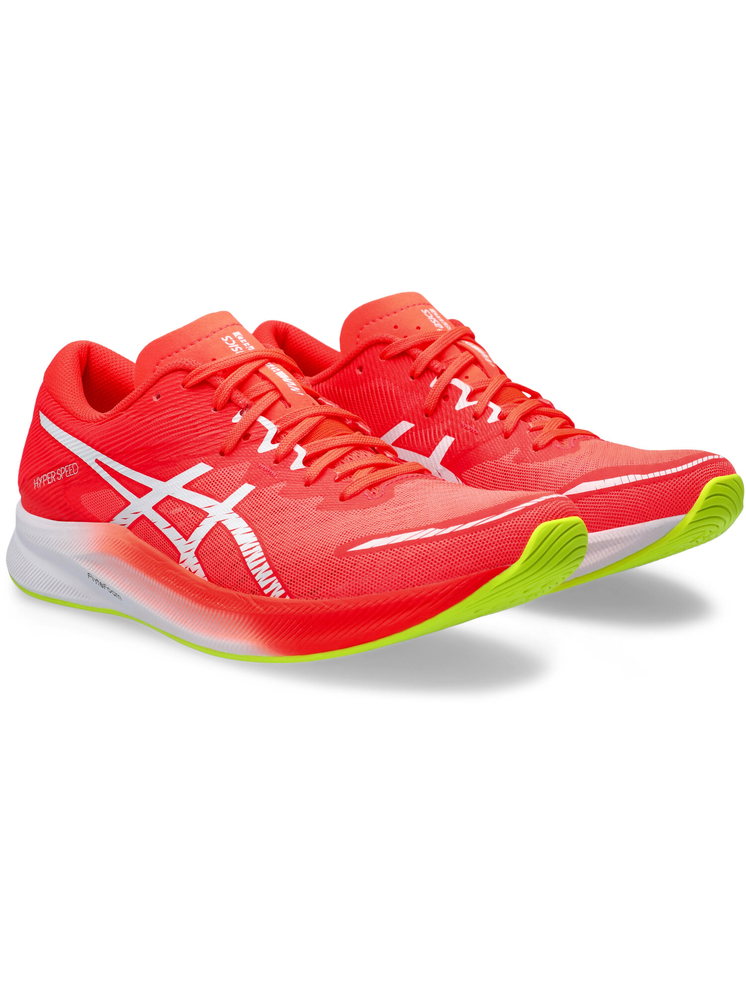 Кроссовки ASICS HYPER SPEED 3, размер 8,5 US, Sunrise Red/White — фото 1