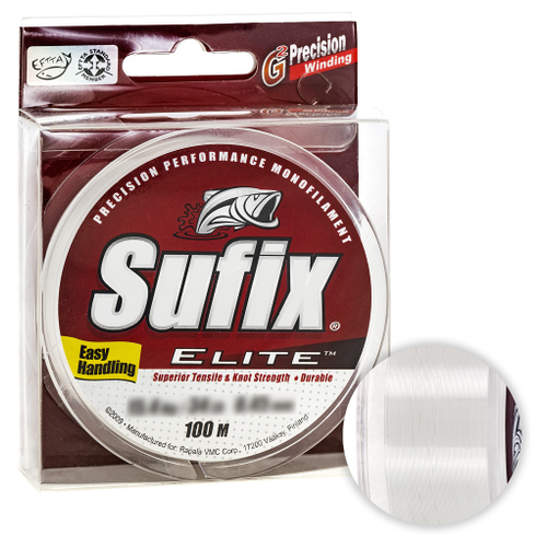 Леска Sufix Elite 100м. 0.20мм. CLEAR