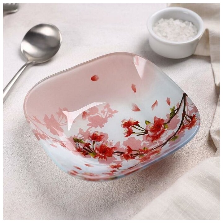 фото Салатник Доляна «Сакура», 400 мл, 15×15 см