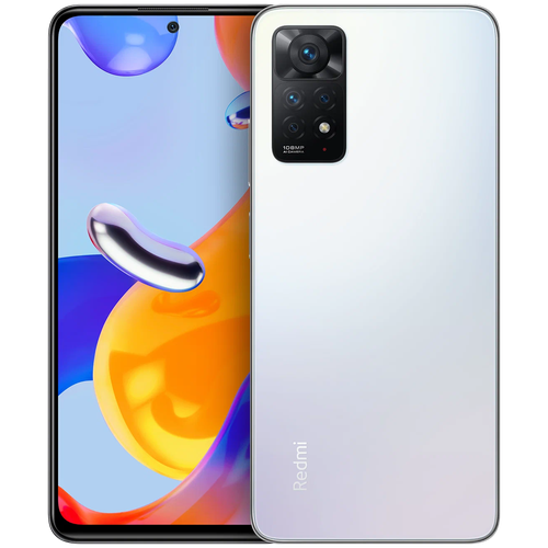 Смартфон Xiaomi Redmi Note 11 Pro 4G 8/128 ГБ Global, Dual nano SIM, белый лед смартфон xiaomi redmi note 11 pro 6 128 гб global dual nano sim белый лед