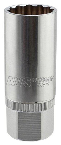 Головка свечная 12-гранная 3/8 DR (14 мм) магнитная AVS HS3814M