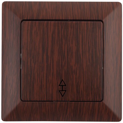 Intro 4-103-10 Intro Переключатель, 10А-250В, СУ, Solo, венге (10/200/2400)