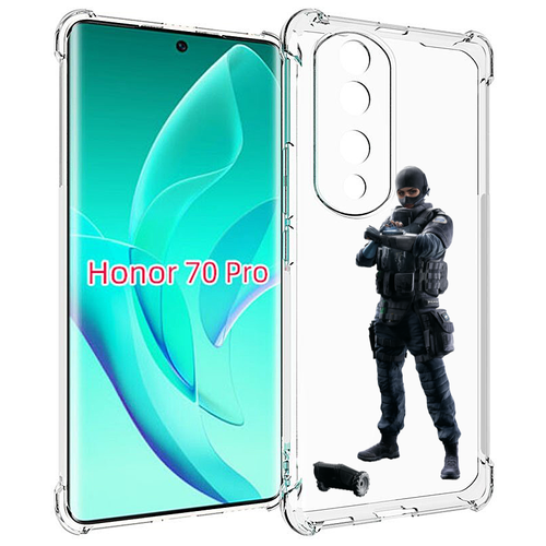 Чехол MyPads Tom-Clancy's-Rainbow-Six-1 для Honor 70 Pro / 70 Pro Plus задняя-панель-накладка-бампер чехол mypads tom clancy s rainbow six 2 для oppo reno 9 pro plus задняя панель накладка бампер