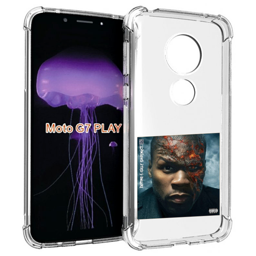 Чехол MyPads 50 Cent - Before I Self Destruct мужской для Motorola Moto G7 Play задняя-панель-накладка-бампер чехол mypads 50 cent before i self destruct мужской для motorola moto s30 pro задняя панель накладка бампер