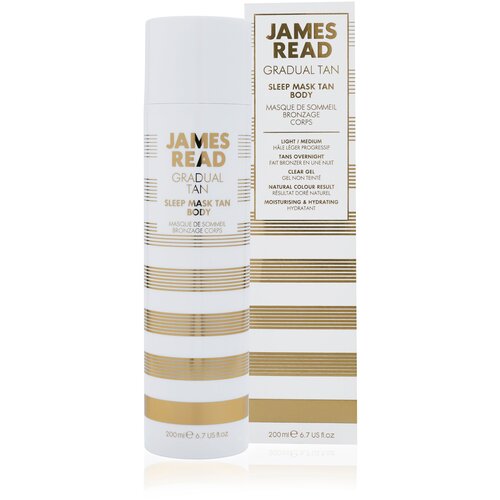 JAMES READ Ночная маска для тела уход и загар SLEEP MASK TAN BODY, 200мл средства для автозагара james read self tan ночная маска для тела уход и загар темная sleep mask tan body dark