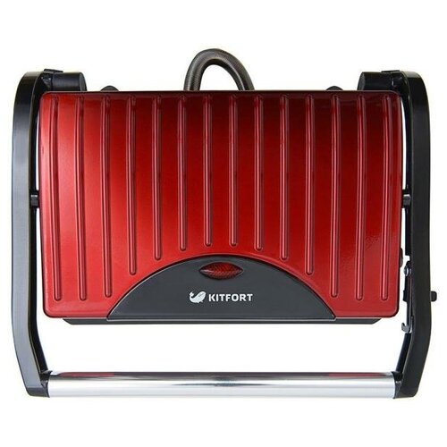 Сэндвичница KITFORT Panini Maker KT-1609 красный чёрный сэндвичница kitfort panini maker kt 1609