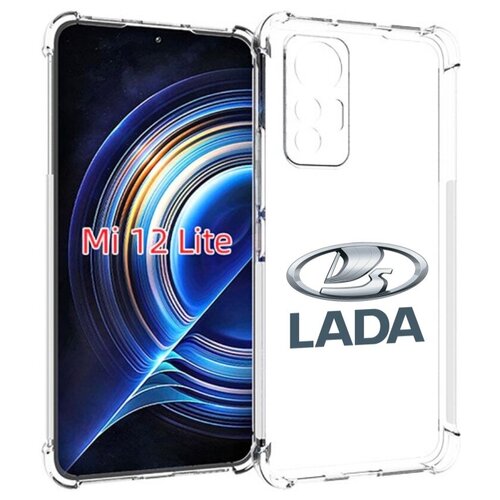 Чехол MyPads Lada-ваз-4 мужской для Xiaomi 12 Lite задняя-панель-накладка-бампер
