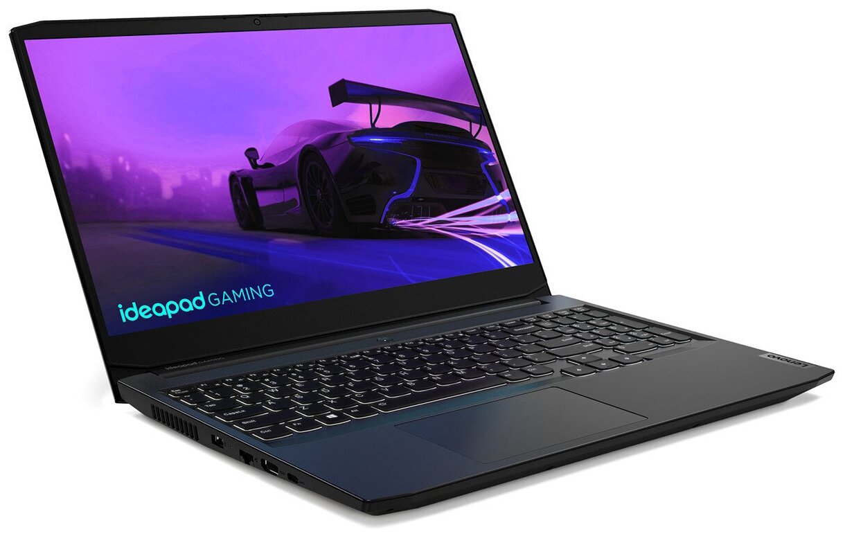 Ноутбук Lenovo IdeaPad Gaming 3 15IHU6 82K100HNEU Intel Core i5-11300H 31GHz8192Mb512Gb SSDnVidia GeForce GTX 1650 4096MbWi-FiCam1561920x1080No OS