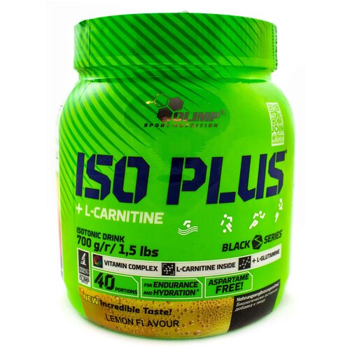 фото Изотоник olimp sport nutrition iso plus powder лимон 1 шт. 700 г 1 шт.