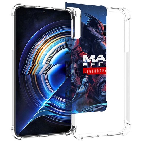 чехол mypads mass effect andromeda ryder для tecno camon 19 neo задняя панель накладка бампер Чехол MyPads Mass Effect Legendary Edition для Tecno Camon 19 Neo задняя-панель-накладка-бампер