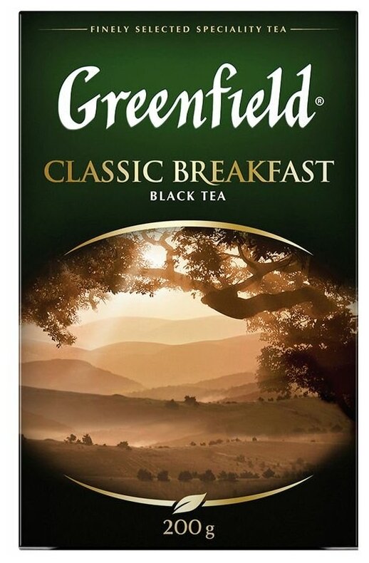 Greenfield Classic Breakfast чай черный листовой 200 г - фотография № 6