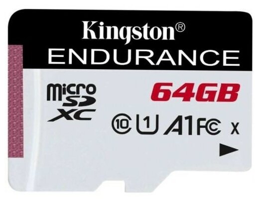 Карта памяти 64Gb MicroSD Kingston High Endurance (SDCE/64GB)