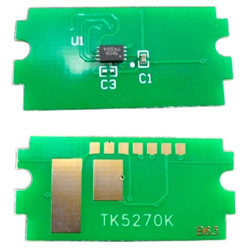 Чип ELP совместимый с Kyocera Ecosys P6230cdn/M6230cidn/M6630cidn, TK-5270C, голубой {ELP-CH-TK5270C} чип для картриджа elp imaging elp ch tk5270m для kyocera ecosys p6230cdn kyocera ecosys m6230cidn kyocera ecosys m6630cidn пурпурный 6000 стр 1 цвет