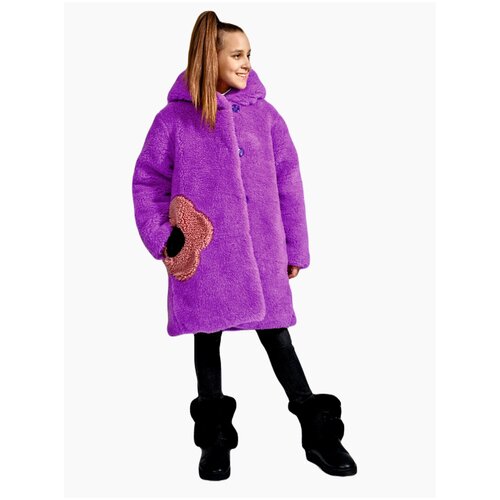 Шуба детская из искусственного меха