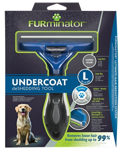 FURminator FURflex против линьки для длинношерстных собак крупных пород