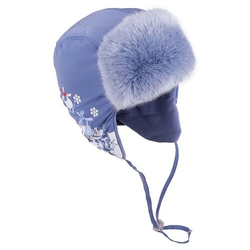 фото Шапка ушанка tutu, размер 46-48, голубой