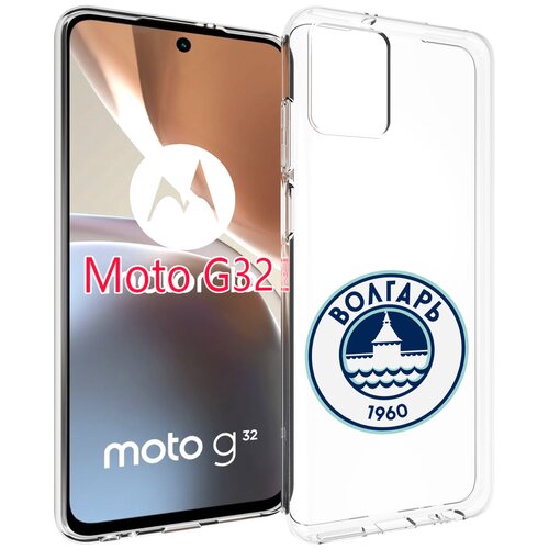 Чехол MyPads фк волгарь астрахань для Motorola Moto G32 задняя-панель-накладка-бампер