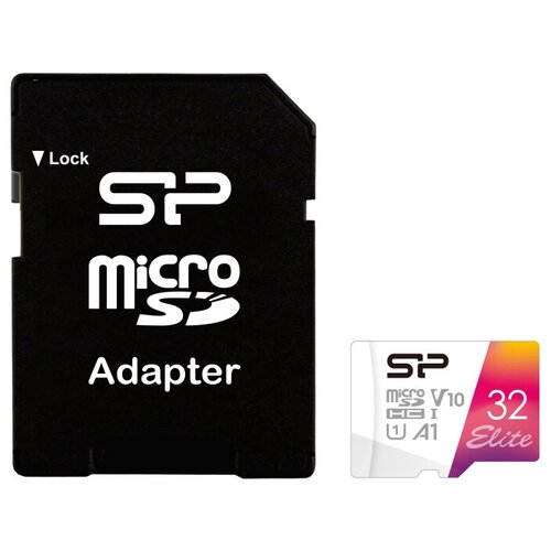 Карта памяти Silicon Power Elite 32GB Class 10. A1. UHS-I U1. Full HD